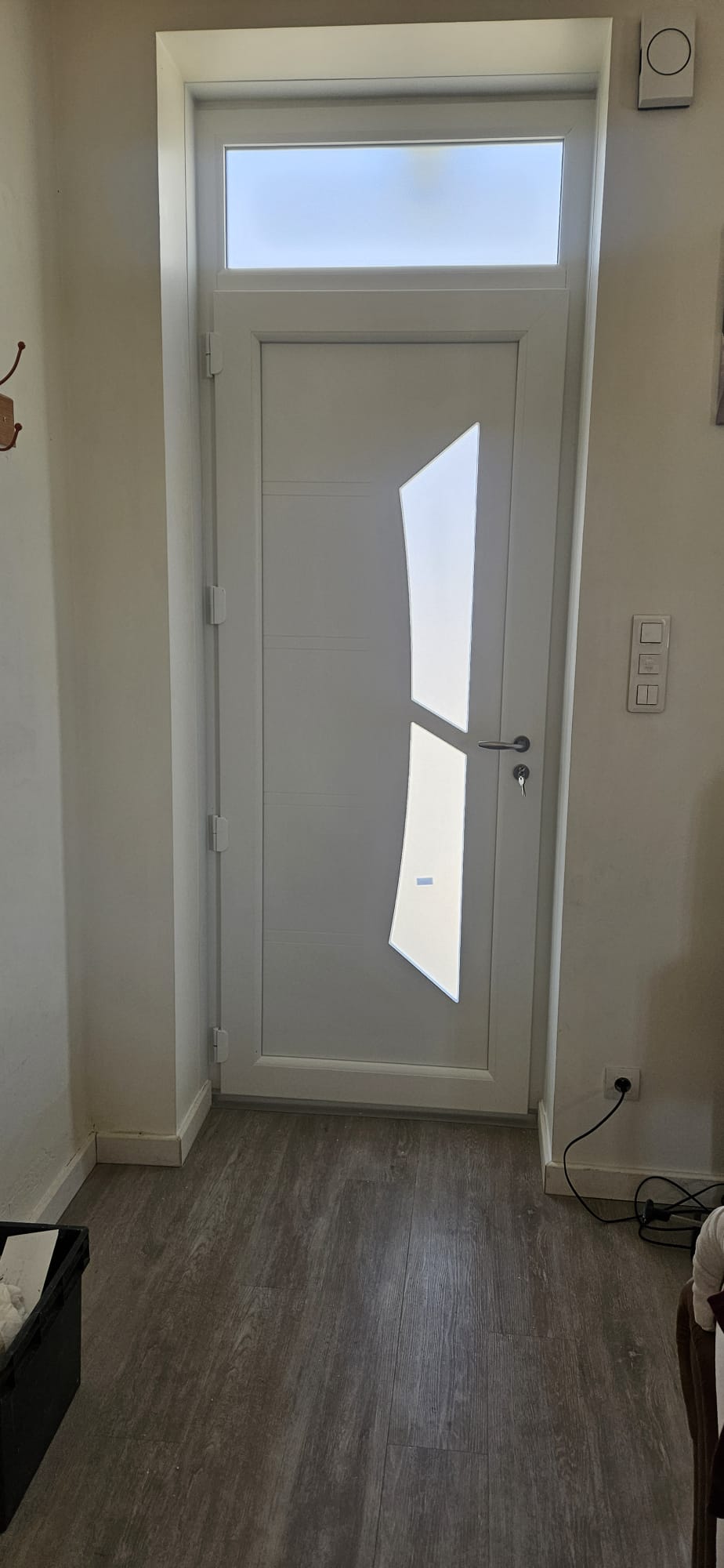 Porte d'entrée PVC posée à Lyon par SPMC Menuiserie